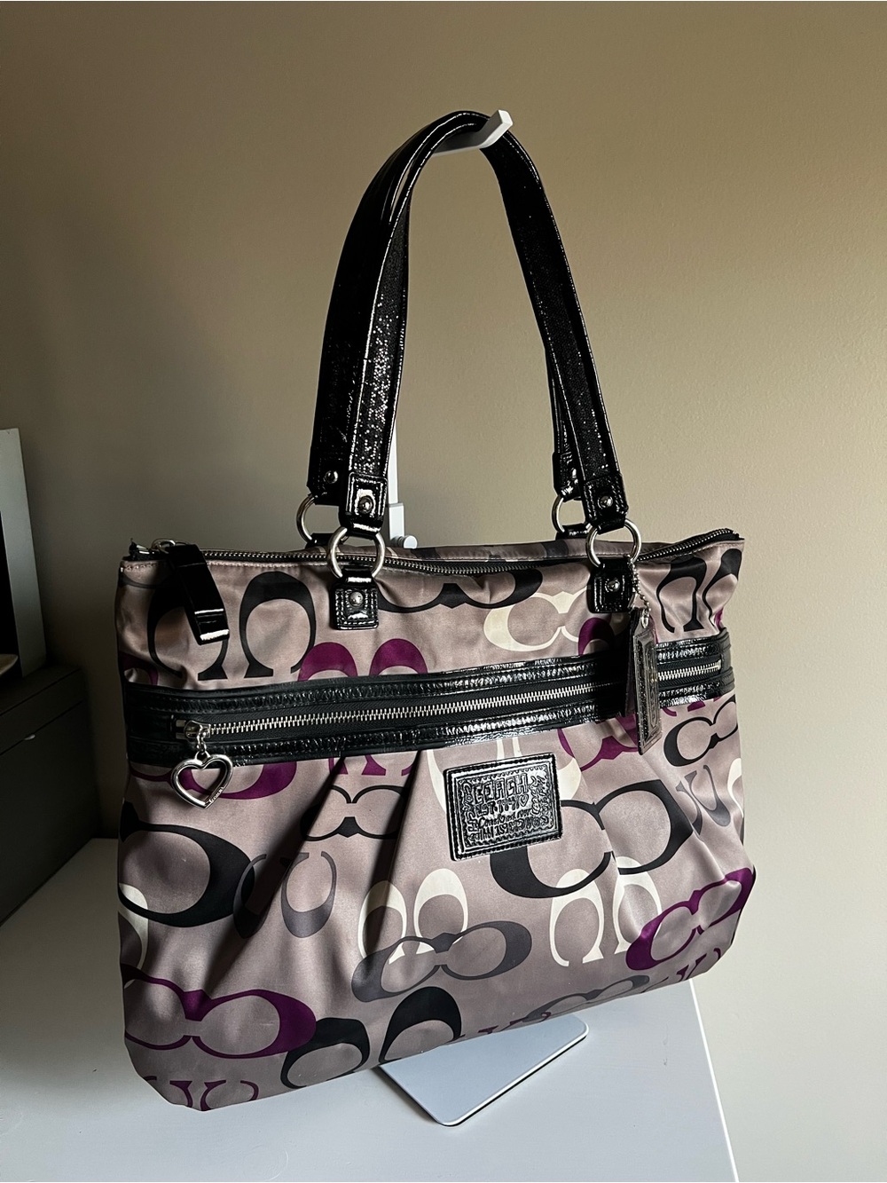 Coach Poppy Daisy Optic Glam Tote 2012